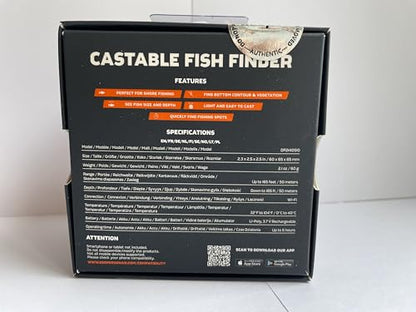Deeper Start Fish Finder - Portable and Depth Finder for Recreational Fishing from Dock, Shore, Bank or Kayak | Castable Deeper Smart Sonar with Free User Friendly App
