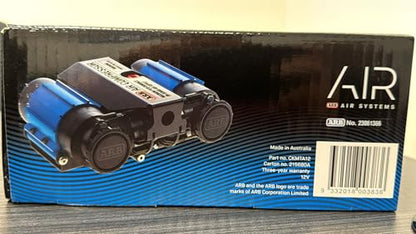 ARB CKMTA12 '12V' On-Board Twin High Performance Air Compressor, Ideal for Air Lockers Locking Differentials, Tire Inflator, Air Horn, Air Tools and Pneumatic Tools.