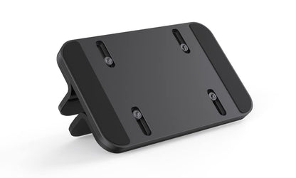 JOKItech Aluminum Laptop Vertical Stand Organizer, Sturdy Laptop Computer Holder Desktop Stand Compatible with New Retina Apple MacBook Pro/Air, Mac mini and iPad Pro - Black