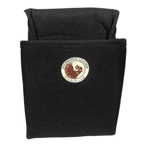 Occidental Leather Nylon Universal Bag - Black - 1 Pocket - Durable, Compact Design - Made in USA