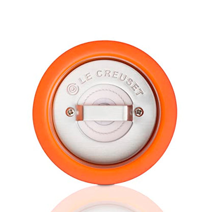 Le Creuset Classic Adjustable Pepper Mill Grinder, Chip-resistant ABS Plastic, Anti-Corrosion, 40g, 21 cm, Volcanic, 96001900090000
