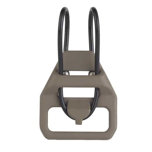 Quick Detach Sling Swivel, Aluminum QD Mount Adapter for 1-1/4" Webbing (SL16Tan)