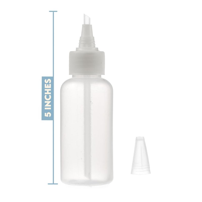 SE 3 oz Gold Panning Bottle with 5" Nozzle - Durable Plastic Suction Tube for Efficient Gold Flake Recovery, Perfect for Prospectors and Hobbyists
