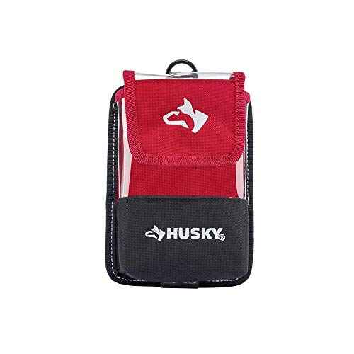 Husky 5 in. Clear Storage Bag Pouch with Protective Flap