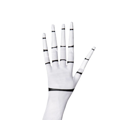 Disney Nightmare Before Christmas Jack Skellington Gloves, Official Adult Size Jack Glove Costume Accessories