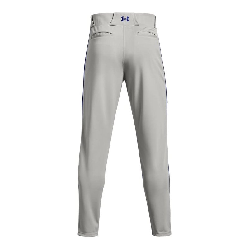 Under Armour Men's Utility Baseball Straight Leg Pant Pipe 22, (081) Baseball Gray/Royal/Royal, 3X-Large