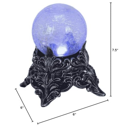Seasons Mystic Crystal Ball with Color Changing Lights