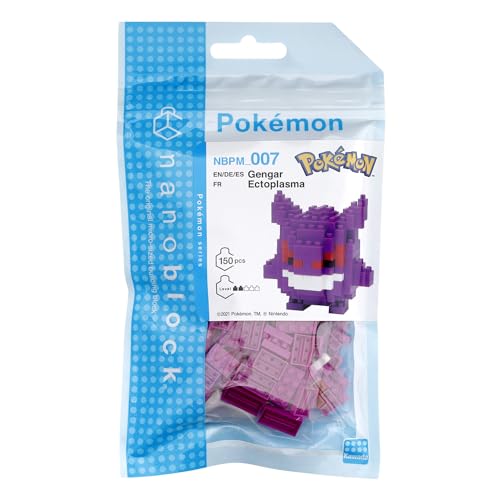 Nanoblock NBPM007 Pokemon Gengar, Colourful