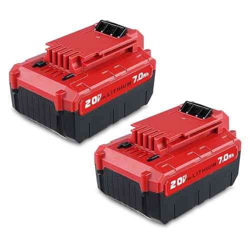 VANTTECH 2Pack 7.0Ah PCC685L Replacement for Porter Cable 20V Lithium Battery PCC680L PCC685LP PCC682L PCC681L PCC680LP PCC640 PCC600 PCCK602L2 Compatible with Porter Cable 20V Cordless Tools