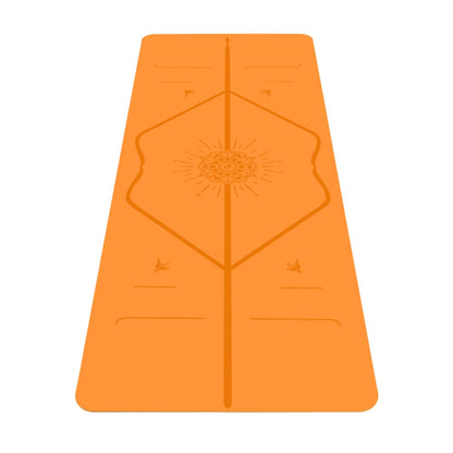 Liforme Travel Yoga mat – Patented Alignment System, Warrior-Like Grip, Non-Slip, Eco-Friendly, Ultra-Lightweight and Sweat Resistant, Made with Natural Rubber