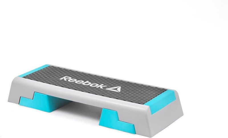 Reebok Adjustable Aerobic Step Platform - Multipurpose Fitness for HIIT & Strength Training | Ideal for Home Workouts