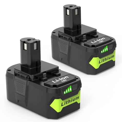 5500mAh Battery Replacement for Ryobi 18V Battery, Compatible with Ryobi Battery P102 P103 P104 P105 P106 P107 P109 P122 and Cordless Power Tools