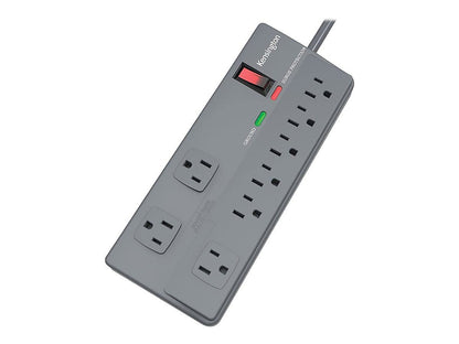 Kensington Guardian 6 Outlet Power Strip, 15ft Surge Protector, 15-Foot Cord, 540 Joules, Black(K38215NA)