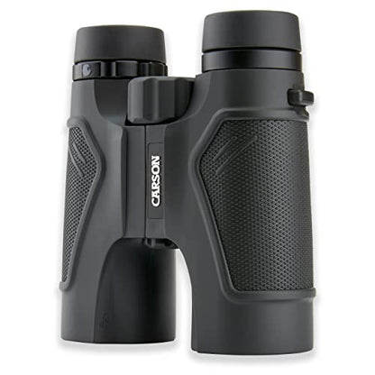 Carson 3D Series 8x42mm High Definition Compact and Waterproof Binoculars with ED Glass, Black (TD-842ED)