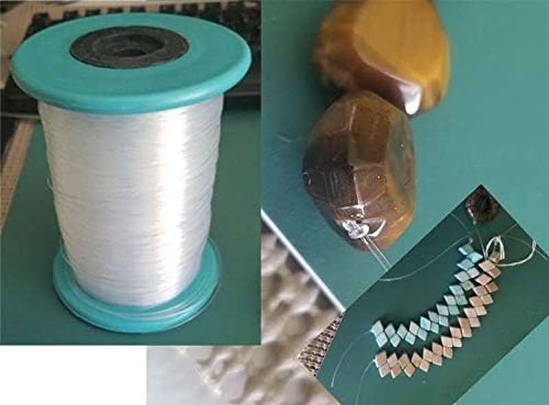 Transparent Nylon Fishing Line - 600m Roll | 0.6mm Super Strong Beading Wire for Jewelry Making