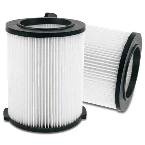 VF4000 Replacement Filter Wet Dry Vacuum Cleaner Compatible with RIDGID Wet Dry 5-20 Gal, 6-9 Gal Husky Vacuum, CRAFTSMAN 17816 Shop Vacuum (2 Pack Filters)
