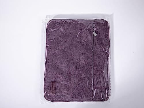 MoKo 9-11 Inch Tablet Sleeve Bag Carrying Case Fits New 11 inch iPad Air M3, iPad A16 2025, iPad Pro 11 M4/Air M2, iPad Air 5/4/3th, iPad 10/9/8/7th, Purple
