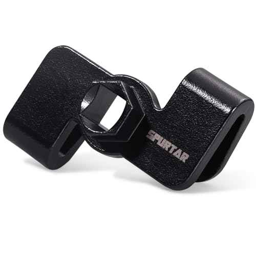 Spurtar Wrench Extender Tool, Adjustable Wrench Extender Adapter for 1/2" Drive or 21mm Hex Drive with Heat Treatment for Cheater Bar