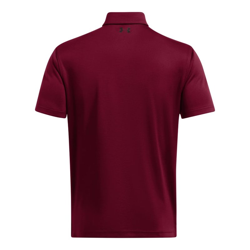 Under Armour Men's Tech Golf Polo, (625) Cardinal / / Black, X-Small