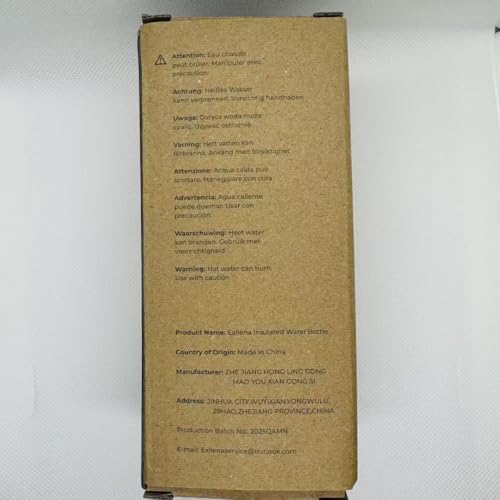 Exllena Small Water Bottle 10oz, Small Insulated Water Bottle for Hot&Cold Drinks, Water Bottle Purse with Carry Handle - 100% Leakproof Perfect for School, Travel...(Mint)