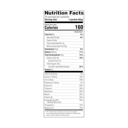 Amazon Grocery, Maple & Brown Sugar Instant Oatmeal, 15.1 Oz, 10 Ct (Previously Happy Belly, Packaging May Vary)