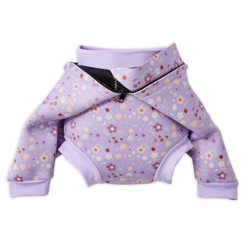 Splash About Happy Nappy Wetsuit, Lilac Spring, 6-14 Months