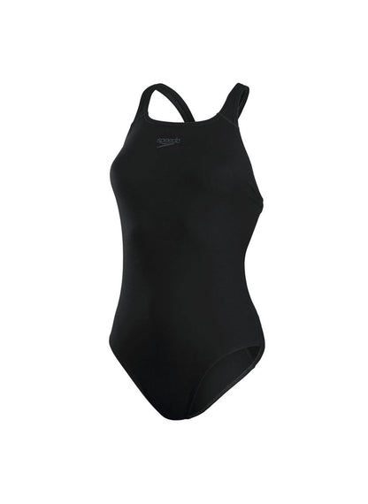 Speedo Women's Endurance+ Medalist | Athletic Fit | Classic Design| Chlorine Resistant | Extra Flexibility, Black, 36