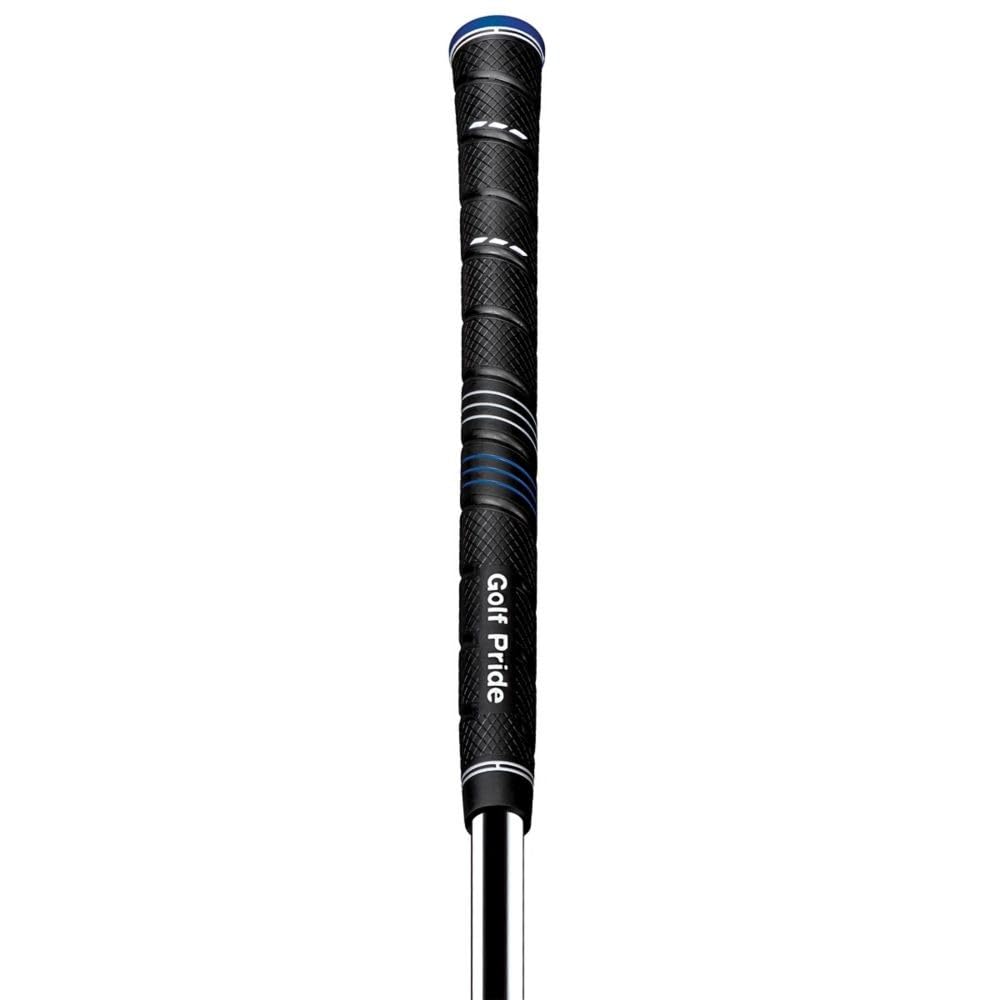 Golf Pride CP2 Wrap Golf Club Grip - Classic Wrap Grip with High-Tack Soft Rubber for Comfort & Control - Less Tension & More Power with Plus4 Technology - Standard - Black