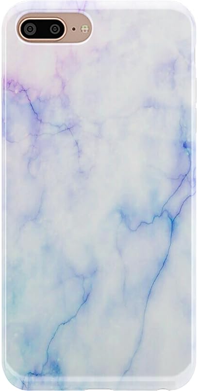 Casely iPhone 6/7/8 Plus Case | Stepping Up | Geo Rose Gold Marble | Classic Ultra Slim Design