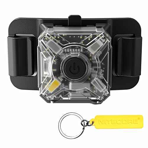 Nitecore NU06 LE (NU06LE) 4-Color Tactical Identification Signal and Safety Light USB-C Rechargeable Headlamp with Attachments for ARC Rail/Magnetic/MOLLE/Hook-and-Loop Tag