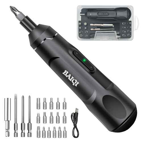 Mini Electric Screwdriver Set,3.7V 800 MAH USB-C Rechargeable Cordless Rotary Tool With 20 pcs Bits Set For Install or Repair