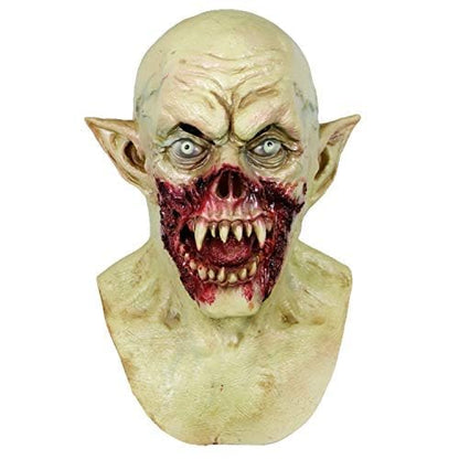 MOLEZU Vampire Mask Zombie Head Mask for Adult, Scary Horror Creepy Demon Monster Mask for Halloween Costume Party.