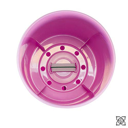 Gardenera 4.9" ORCHIDEA Self Watering Pots for Orchids in Lavender - Decorative Wicking Planter with w/Great Aerification, Drainage and Water Level Indicator