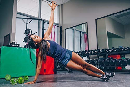 4-Pack Exercise Dice Bundle with Fitness Manual & Bag | Perfect for HIIT, Cardio, Yoga, Stretching, Strength Training, Sports, Crossfit, Plyometrics, Body Weight, Group Class, All Ages, WOD