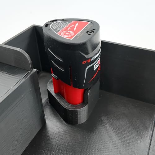M12 Jigsaw Packout Organizer and blade storage for Milwaukee Compact Organizer - Tool, Accessory, and Battery Liner for Enhanced Protection