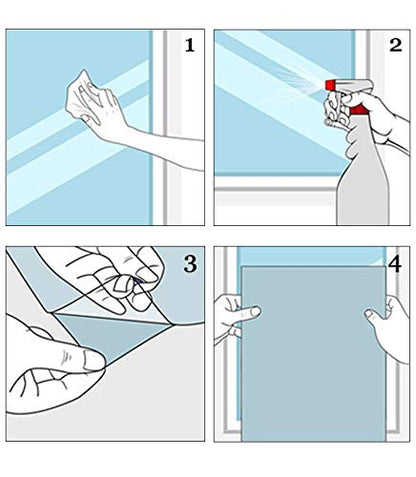 CCINEE Halloween Window Stickers - 10 Sheets Window Clings Decals for Party Decoration, Indoor & Outdoor Home Decor