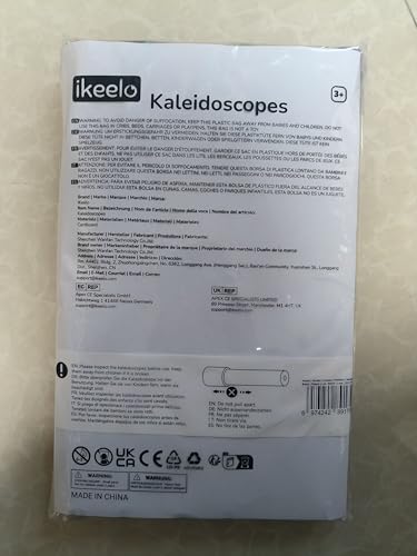 iKeelo 12PCS Classic Kaleidoscope - Return Gifts for Kids Birthday, Retro Educational Kaleidoscopes Toy, Party Favor, Gift Bag Filler, School Carnival Prize and Stocking Fillers