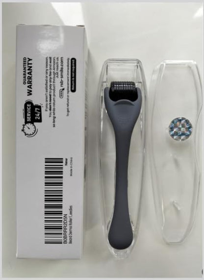 ROSELYNBOUTIQUE Derma Roller for Hair Beard Facial Skin Face 540 Titanium Microneedle - At-Home Beauty Instrument - Holiday Gift for Men Women