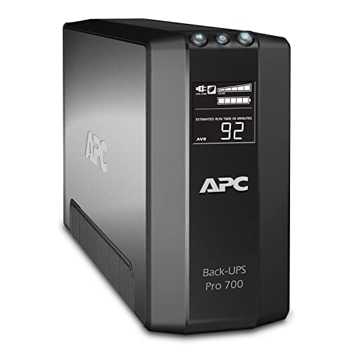 APC Back-UPS Pro 700VA UPS Battery Backup & Surge Protector (BR700G)