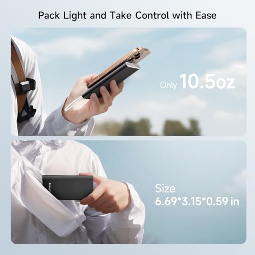 Pilot 4GS Portable Charger 12000mAh Fast Charging Power Bank Dual 3A High-Speed Output Battery Pack Compatible with iPhone 16 15 14 13 12 11 and More (Rose Gold)
