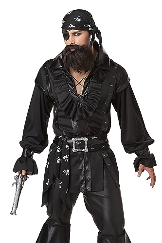 California Costumes Men's Plundering Pirate Adult, Black, Large
