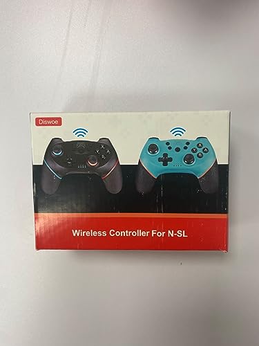 Diswoe Switch Pro Controller, Wireless Switch Controller for Switch 2/Lite/OLED, Bluetooth Gaming Controller with Hall Effect Joystick, Controller for PC/Android Phone with Gyro Sensor Turbo Vibration