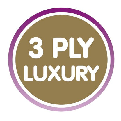 Gentille Quilted Bathroom Tissue Rolls | Luxury 3-Ply Toilet Paper Soft, Strong & Sustainable | UK Made (48)