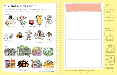 Write and Draw Your Own Comics: An Interactive Activity Book with Step-by-Step Drawing Instructions (Write Your Own)