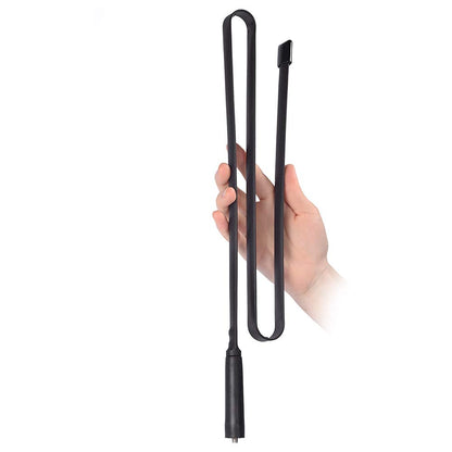 Bingfu Dual Band VHF UHF 136-460MHz 108CM Foldable CS Tactical SMA Female Aerial Antenna for Wouxun Baofeng BF-F8HP UV-5R UV-82 BF-888S GT-3 Handheld Ham Two Way Radio Walkie Talkie