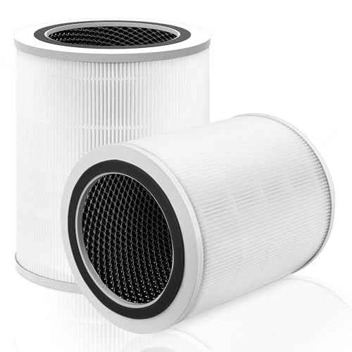 Core 400S Replacement Filter for LEVOIT Core 400S and Core 400S-P Smart WiFi Air Purifier, 3-in-1 H13 True HEPA Activated Carbon Filter, Core 400S-RF (LRF-C401S-WUS), White, 2 Pack