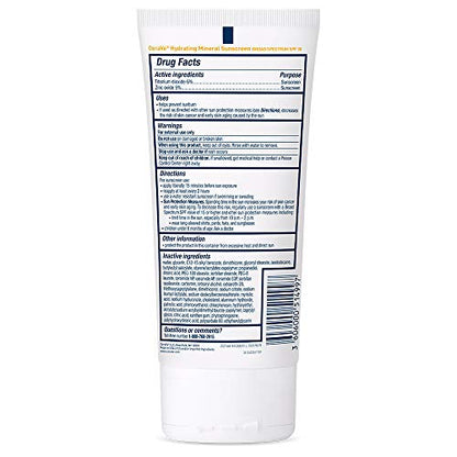 CeraVe 100% Mineral Sunscreen SPF 30 with Zinc Oxide & Titanium Dioxide, Hyaluronic Acid & Ceramides, Oil Free, Non-Greasy, Hydrating Mineral Sunscreen For Body, 5 oz