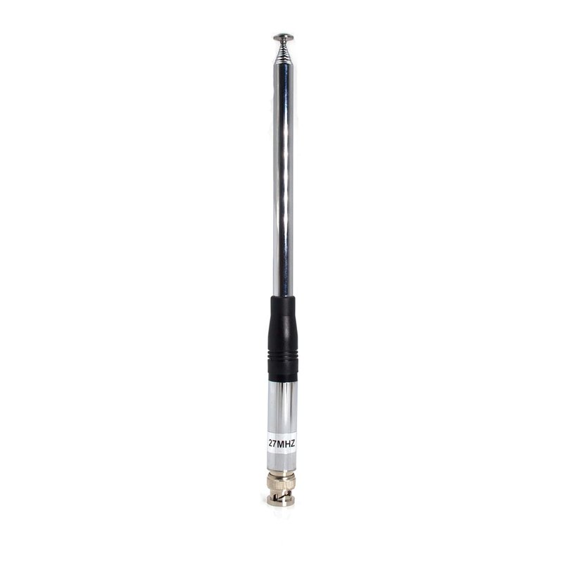 (5-Pack) 27Mhz 9-Inch to 51-inch Retractable CB Antenna BNC Connector for Cobra HH50WXST MRHH350FLT C75WXST HH38WXST Midland 75-822 75-785 MHS75 Uniden BC75XLT Handheld CB Radio Transceiver