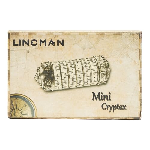 Da Vinci Code Mini Cryptex For Christmas Valentine's Day Most Interesting Birthday Gifts For Boyfriend and Girlfriend Brain Teaser Lock Puzzles