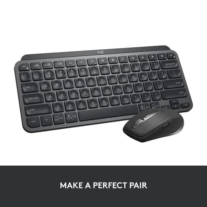 Logitech MX Keys S Wireless Keyboard, Low Profile, Fluid Precise Quiet Typing, Programmable Keys, Backlighting, Bluetooth, USB C Rechargeable, for Windows PC, Linux, Chrome, Mac - Graphite